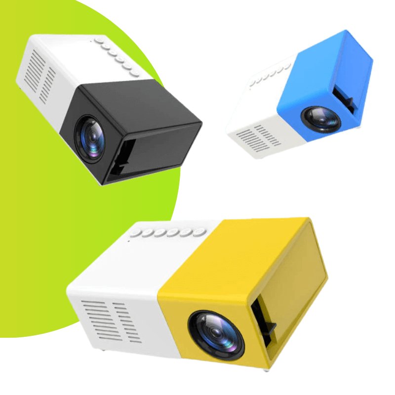 Multibeam | Draagbare Beamer Projector 3.0 - Tech & Gadgets - Geel - #Calora#