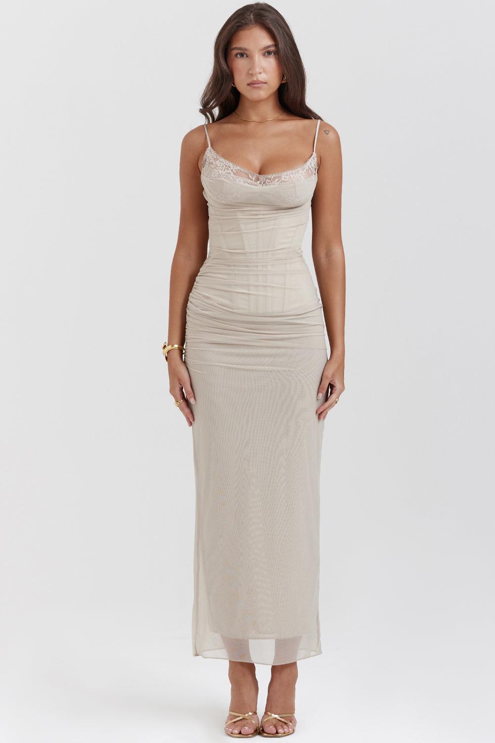 Felisa | Elegante Lange Maxi Jurk met snit