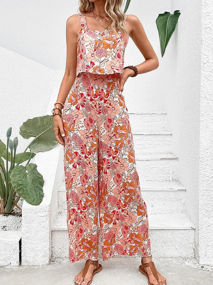 Nalora | Elegante Maxi Jurk Bloemenprint - Jurk met bloemenpatroon - S - #Calora#