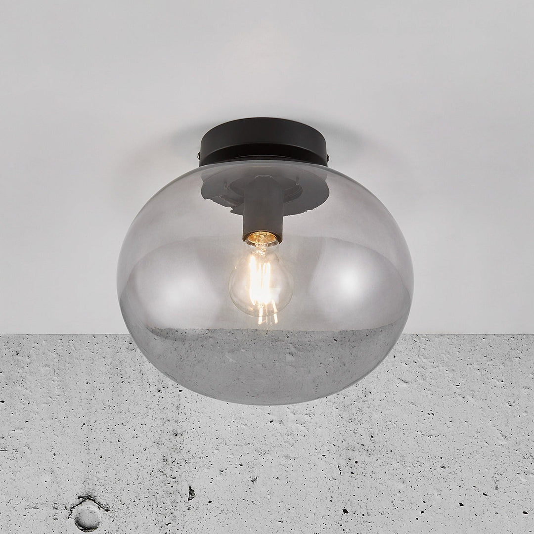 CALORA_ Hinkleyon | Ovale Alton Plafondlamp met Sfeervolle Verlichting - 27.5 cm diameter