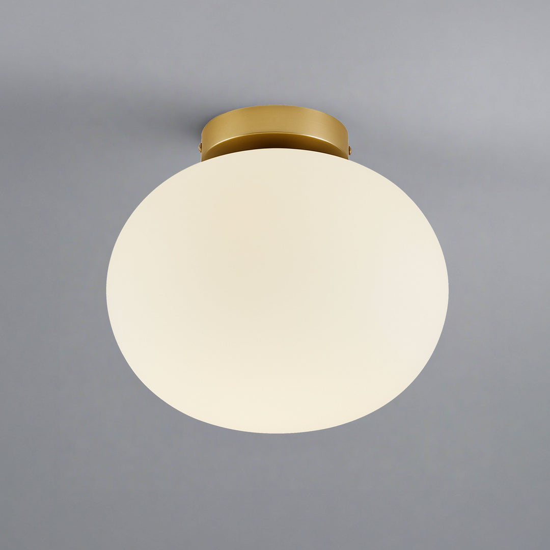 CALORA_ Hinkleyon | Ovale Alton Plafondlamp met Sfeervolle Verlichting - 27.5 cm diameter