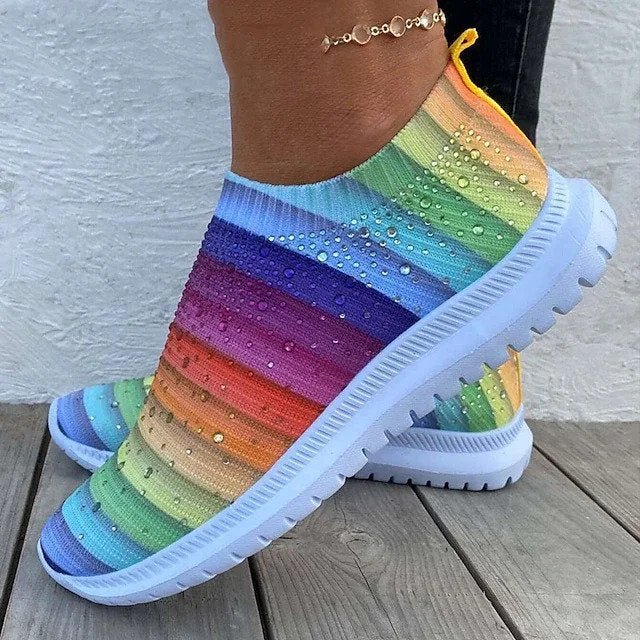 Ovidia | Instap Sneakers - Regenboog - #Calora#