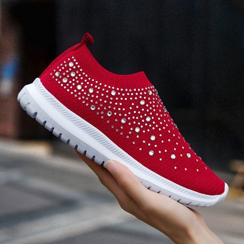 Ovidia | Instap Sneakers - Rood - #Calora#