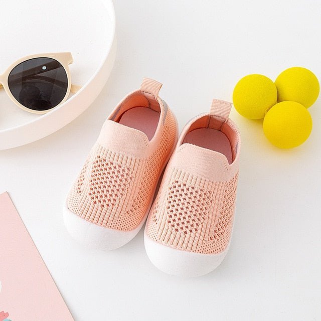 Parvus | Anti - Slip Baby Schoenen - Roos - #Calora#