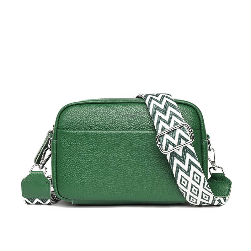 Paulla | Leren Heup Tas - Leren schouder tas - Groen - #Calora#