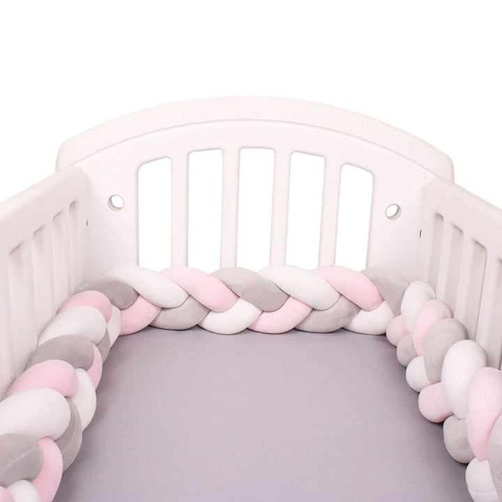 Handgemaakte Zachte Baby Bedbumper voor veiligheid