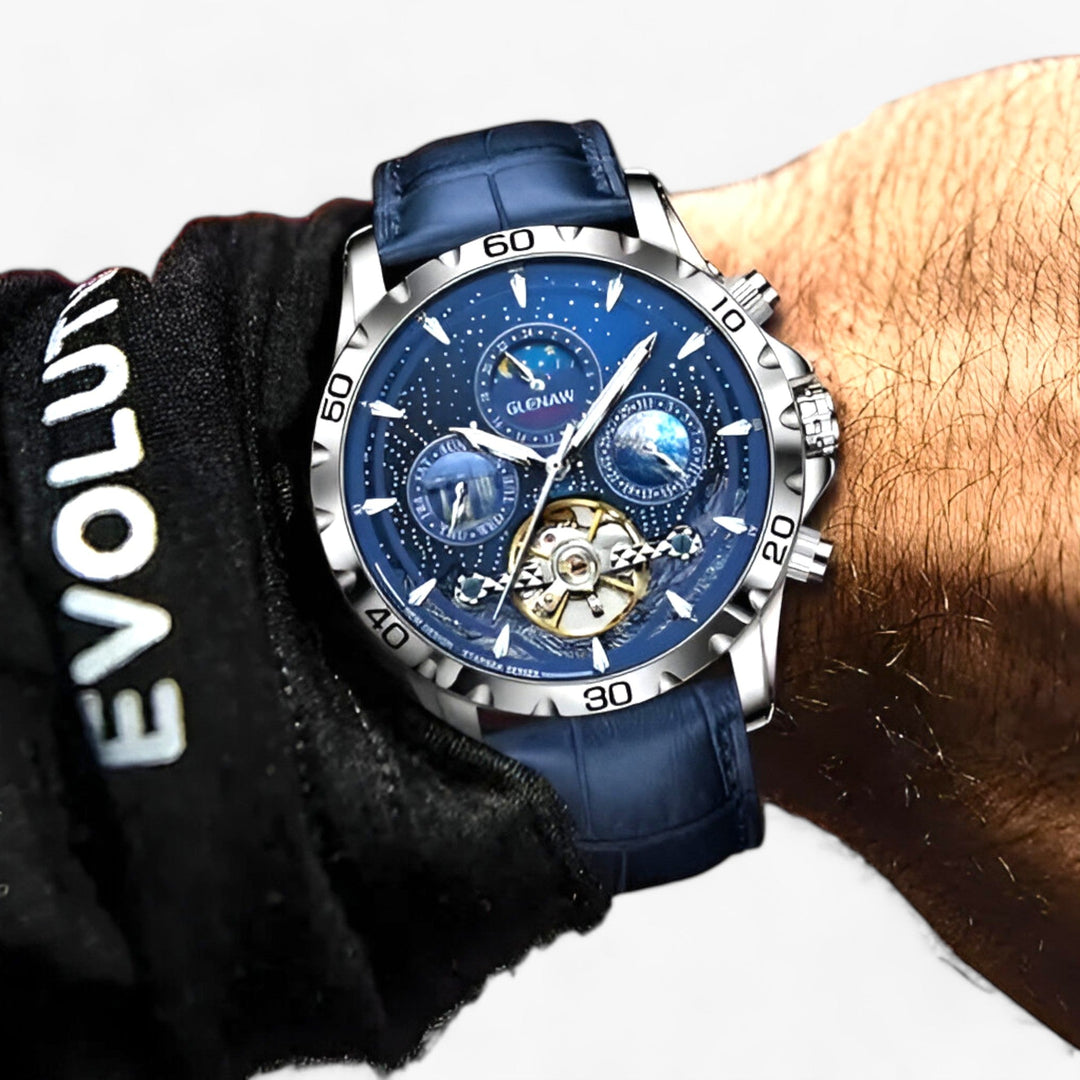 Astrum | Mechanisch Horloge met Sterrenhemel, Maanfases en Skelet-Tourbillon