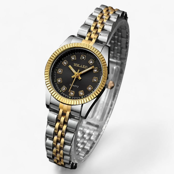 Elegante ronde Gouden armband Horloge