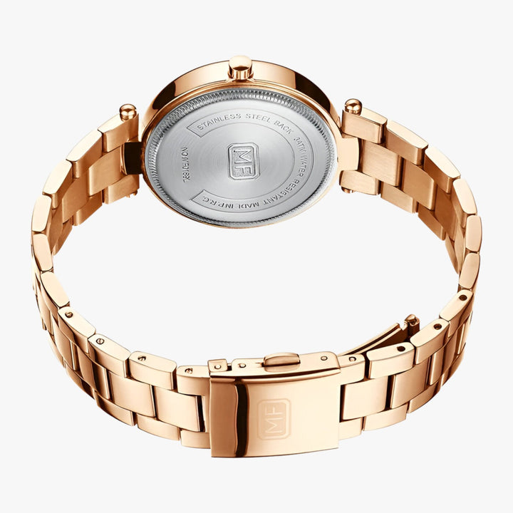 Elegant Dames Quartz Horloge RVS en Minimalistische Wijzerplaat