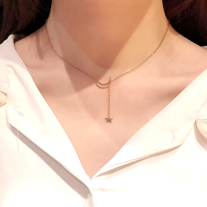 Lijoux | Maan Ster Choker Ketting&nbsp;