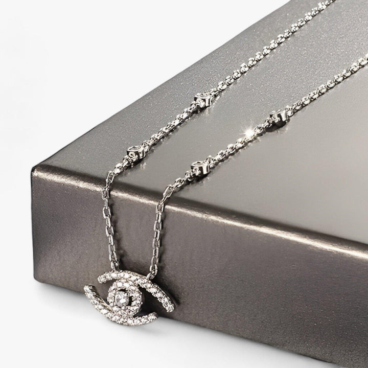 ELAR | Elegante Kristal Bescherm Oog Ketting