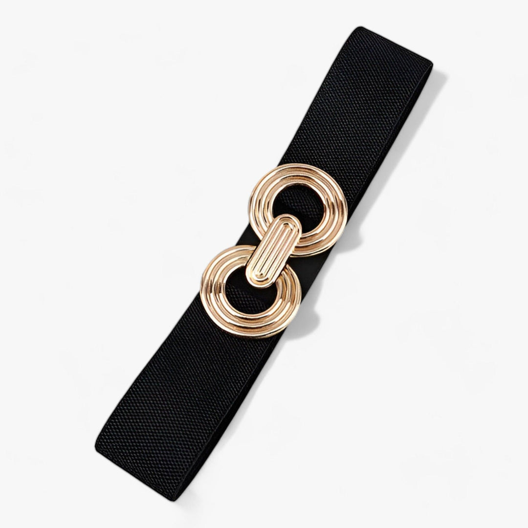 CALORA_ Elastische Tailleband met Ronde Gesp voor Dames