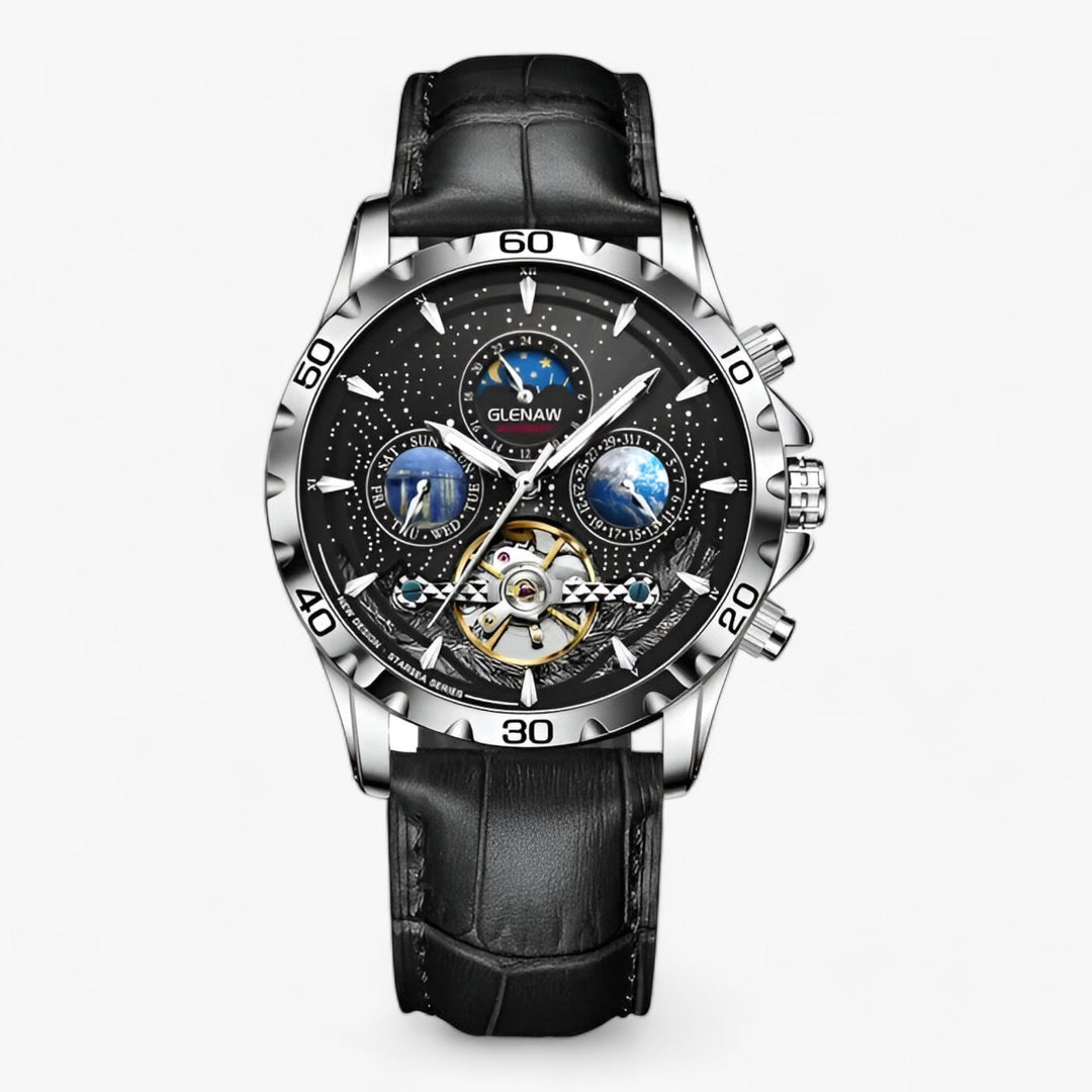 Astrum | Mechanisch Horloge met Sterrenhemel, Maanfases en Skelet-Tourbillon