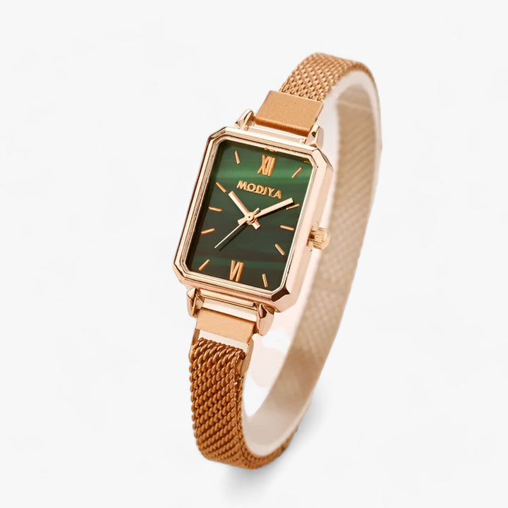 Diora | Elegante Vierkant Horloge met Magneetarmband