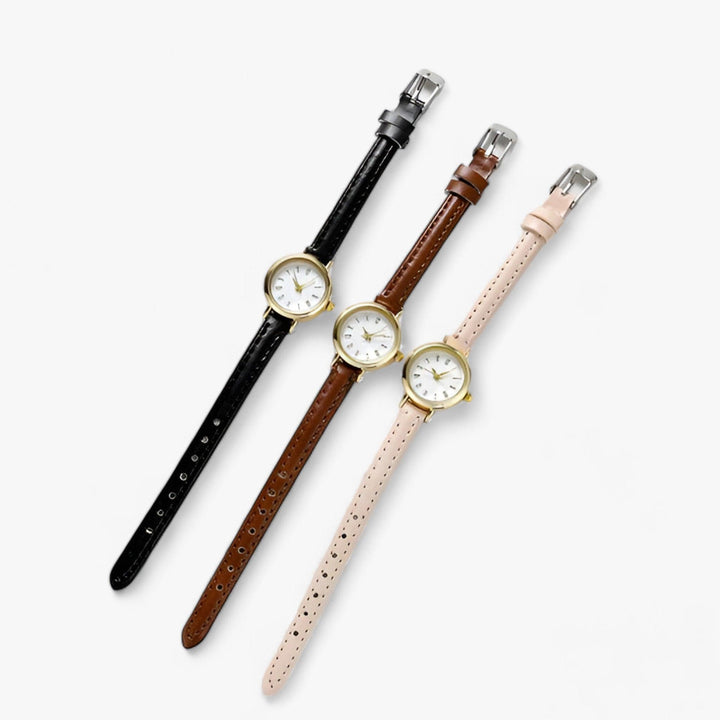 Elance | Kleine ronde minimalistische Horloge