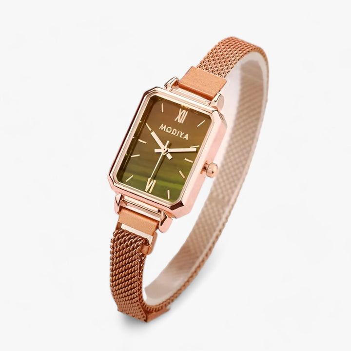 Diora | Elegante Vierkant Horloge met Magneetarmband