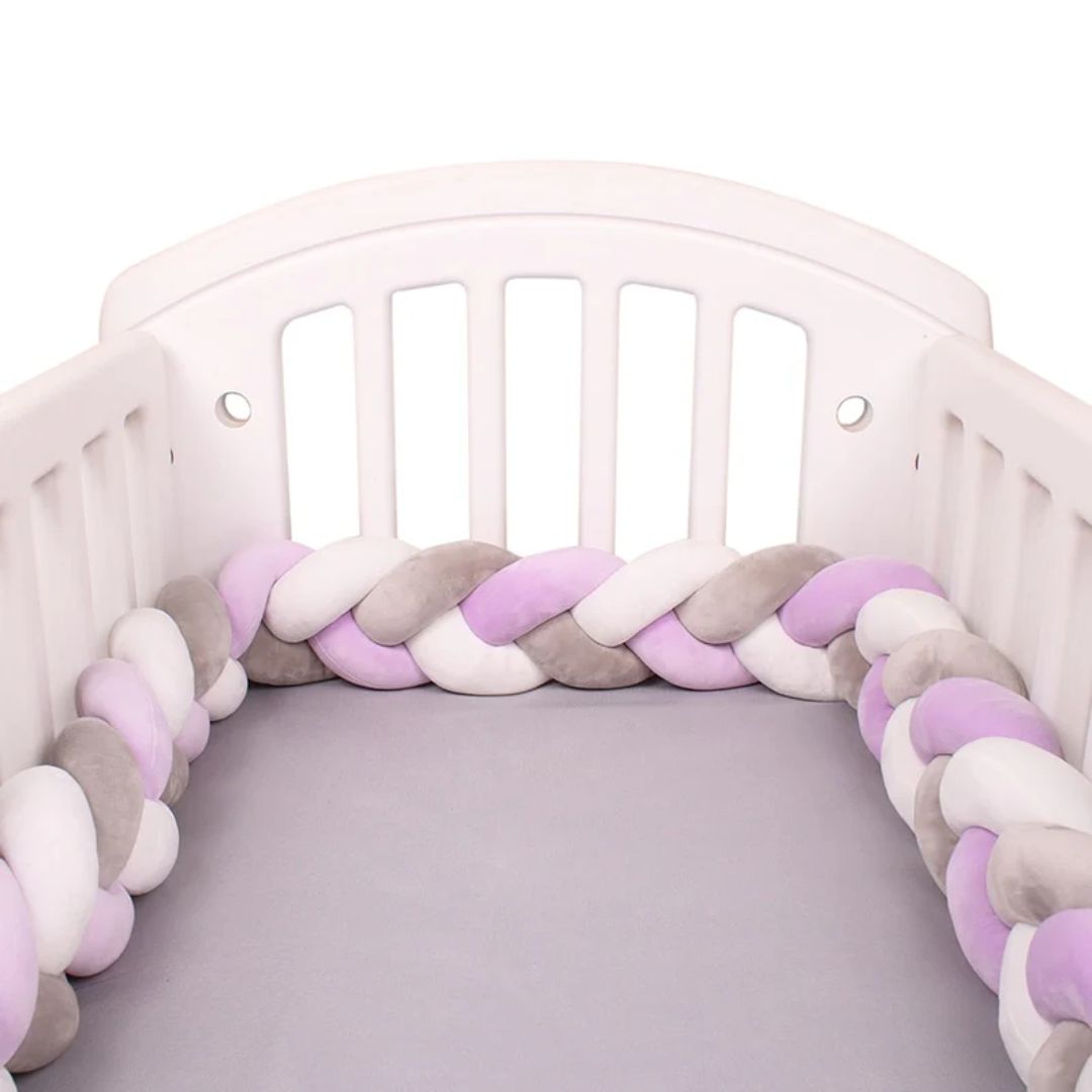 Handgemaakte Zachte Baby Bedbumper voor veiligheid