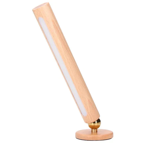 CALORA_ FlokLicht | 360° Draaibare Houten Wandlamp - Multifunctioneel