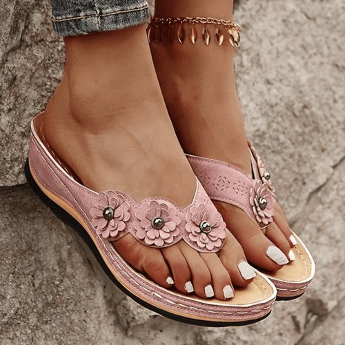 Rufana | Masserende Zomer Sandalen - Marine - #Calora#