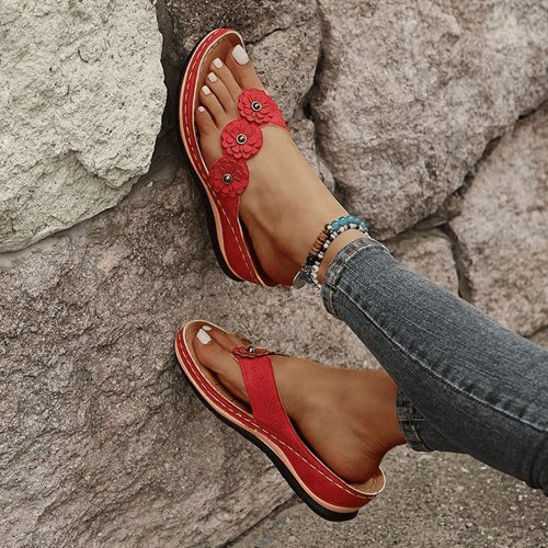 Rufana | Masserende Zomer Sandalen - Marine - #Calora#