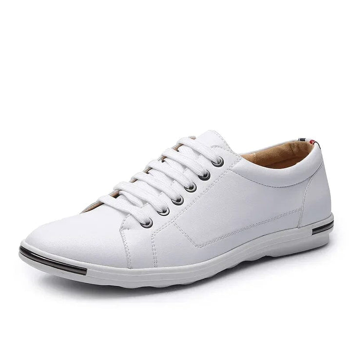 CALORA_ Casual Sneakers Vegan Leer Met Memory Foam Waterdicht