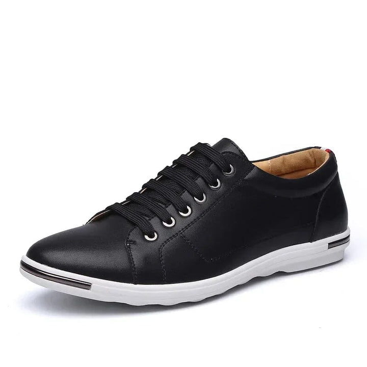 CALORA_ Casual Sneakers Vegan Leer Met Memory Foam Waterdicht