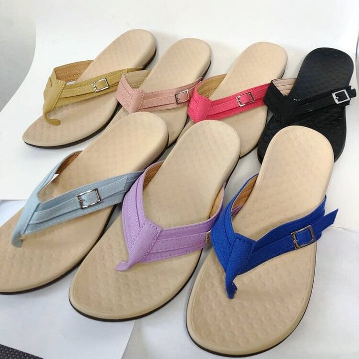 Serenya | Slippers - Geel - #Calora#