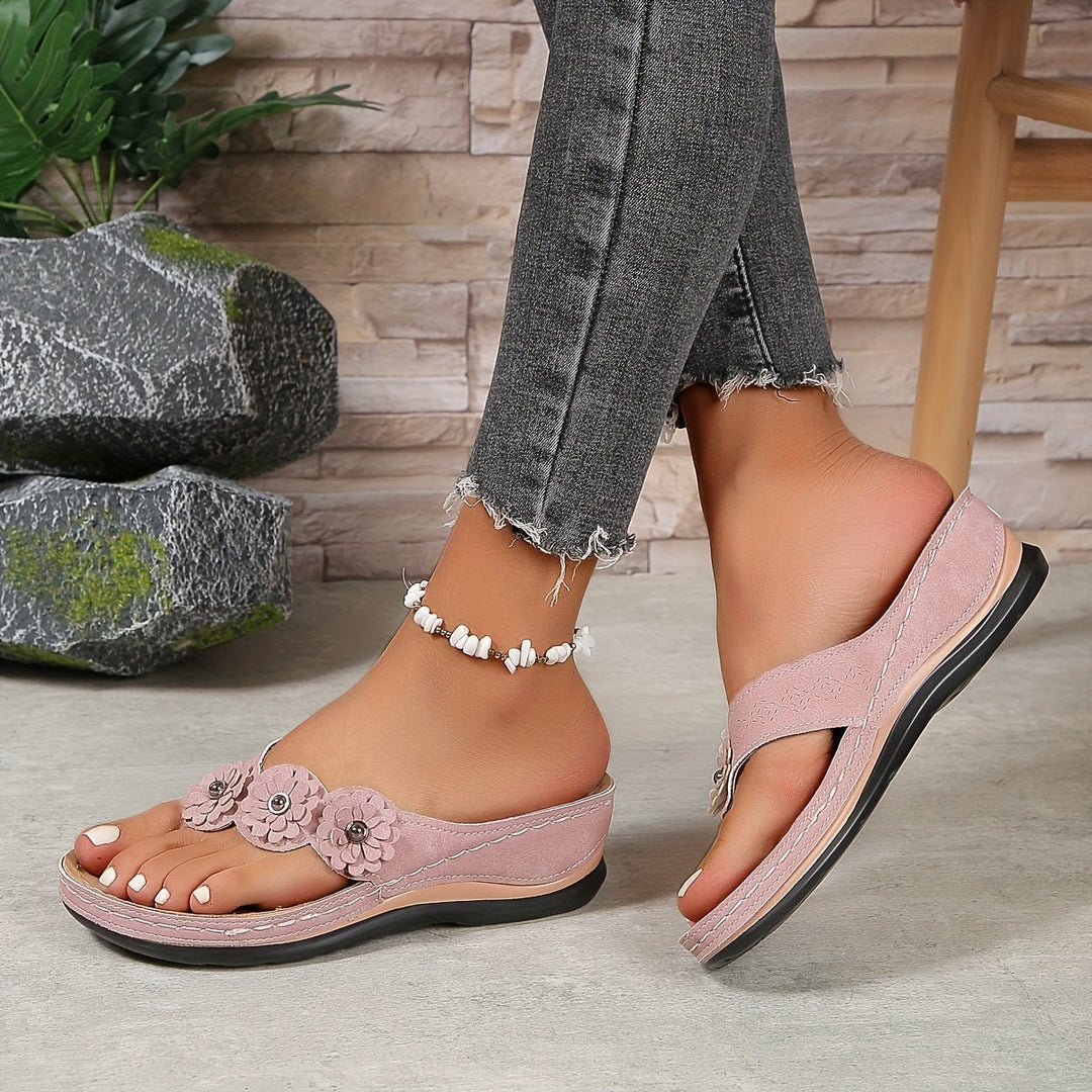 Sienna | Premium Dames Sandalen - Dames sandalen - Roze - #Calora#