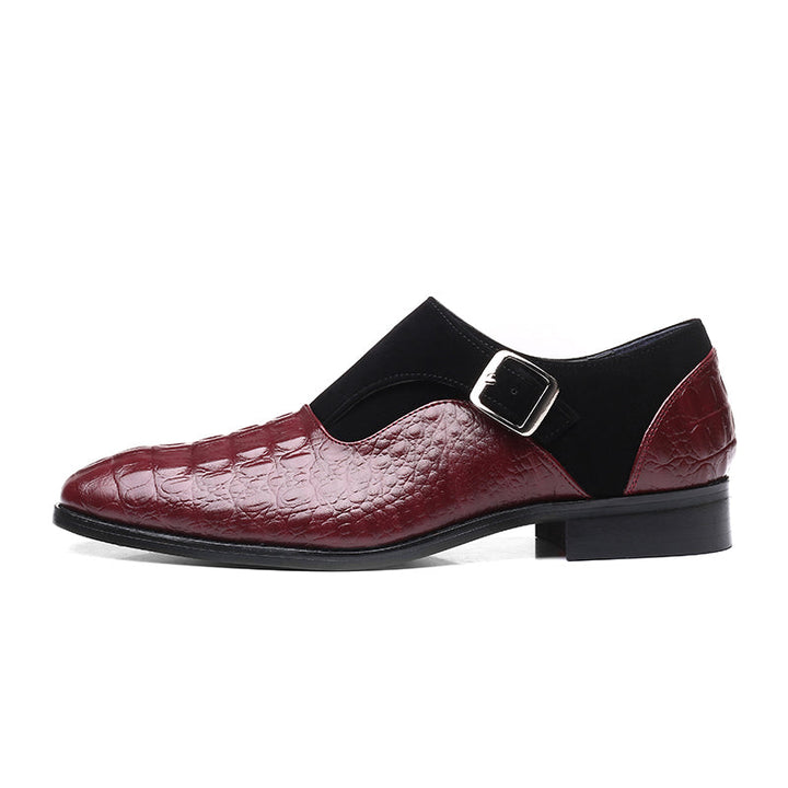 Vento | Stijlvolle bordeaux heren loafers