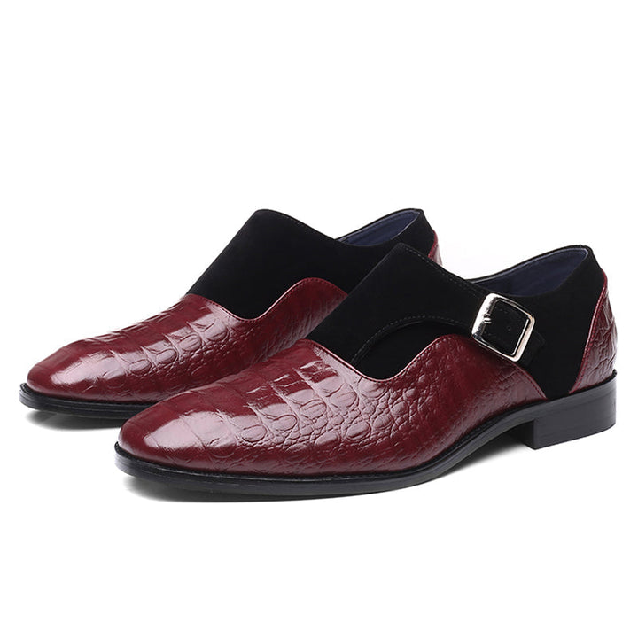 Vento | Stijlvolle bordeaux heren loafers