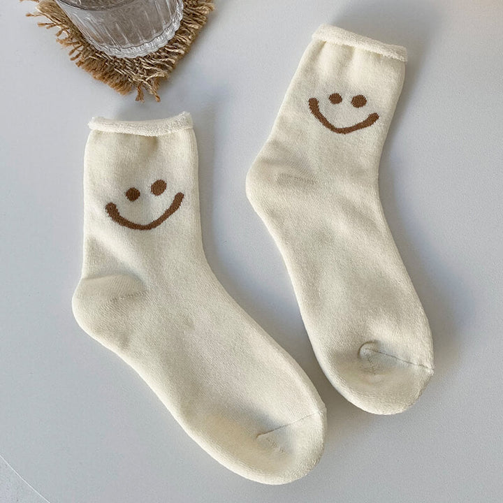 CALORA_ Happy Face Sokkenpakket met Vrolijke Gezichtjes voor Elke Outfit