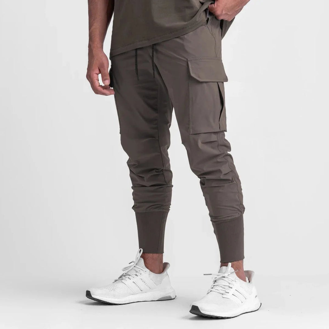 Sonic | Slim fit Cargo Broek - Bruin - #Calora#