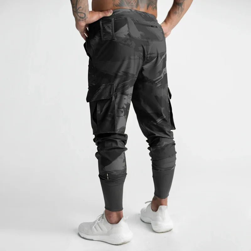 Sonic | Slim fit Cargo Broek Camouflage V2 - Bruin - #Calora#