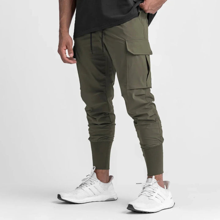 Sonic | Slim fit Cargo Broek V2 - Groen - #Calora#