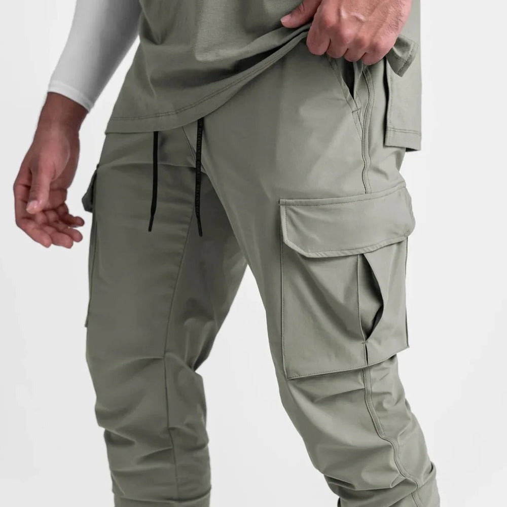 Sonic | Slim fit Cargo Broek V2 - Khaki - #Calora#