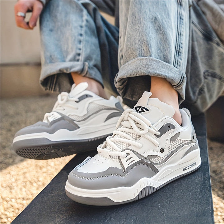 CALORA_ Lichte Heren Sneaker Zomer Ademend Comfort Schoenen