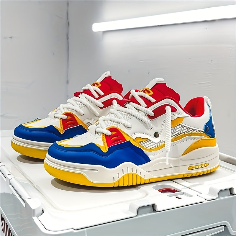CALORA_ Lichte Heren Sneaker Zomer Ademend Comfort Schoenen