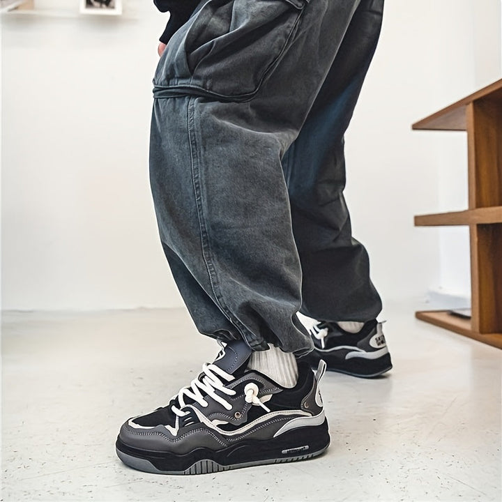 CALORA_ Lichte Heren Sneaker Zomer Ademend Comfort Schoenen