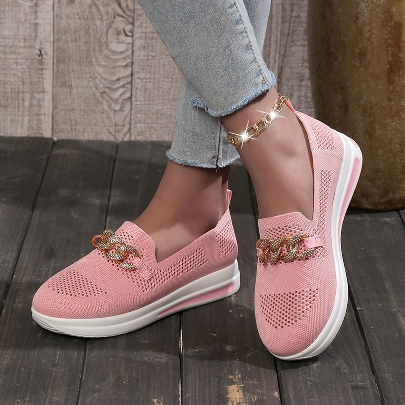 Varena | Comfortabele En Casual Schoenen - Roze - #Calora#