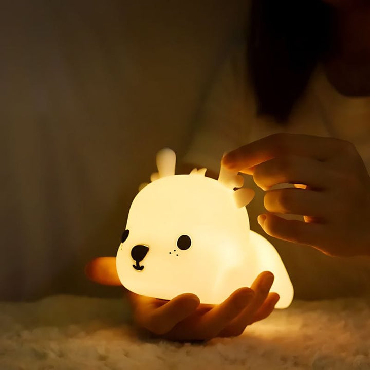 CALORA_ Twinkly | Rustgevende Herten Nachtlamp voor Baby's voor Dromerige Nachten