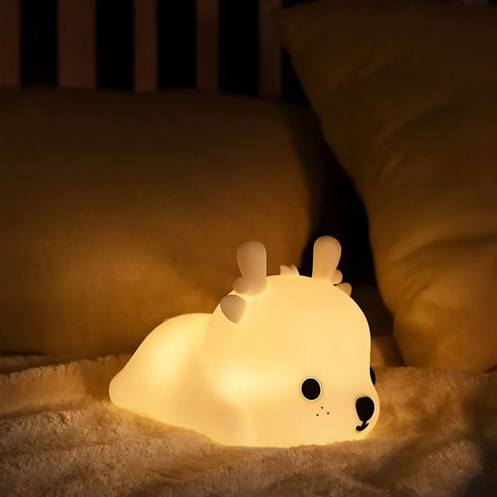 CALORA_ Twinkly | Rustgevende Herten Nachtlamp voor Baby's voor Dromerige Nachten