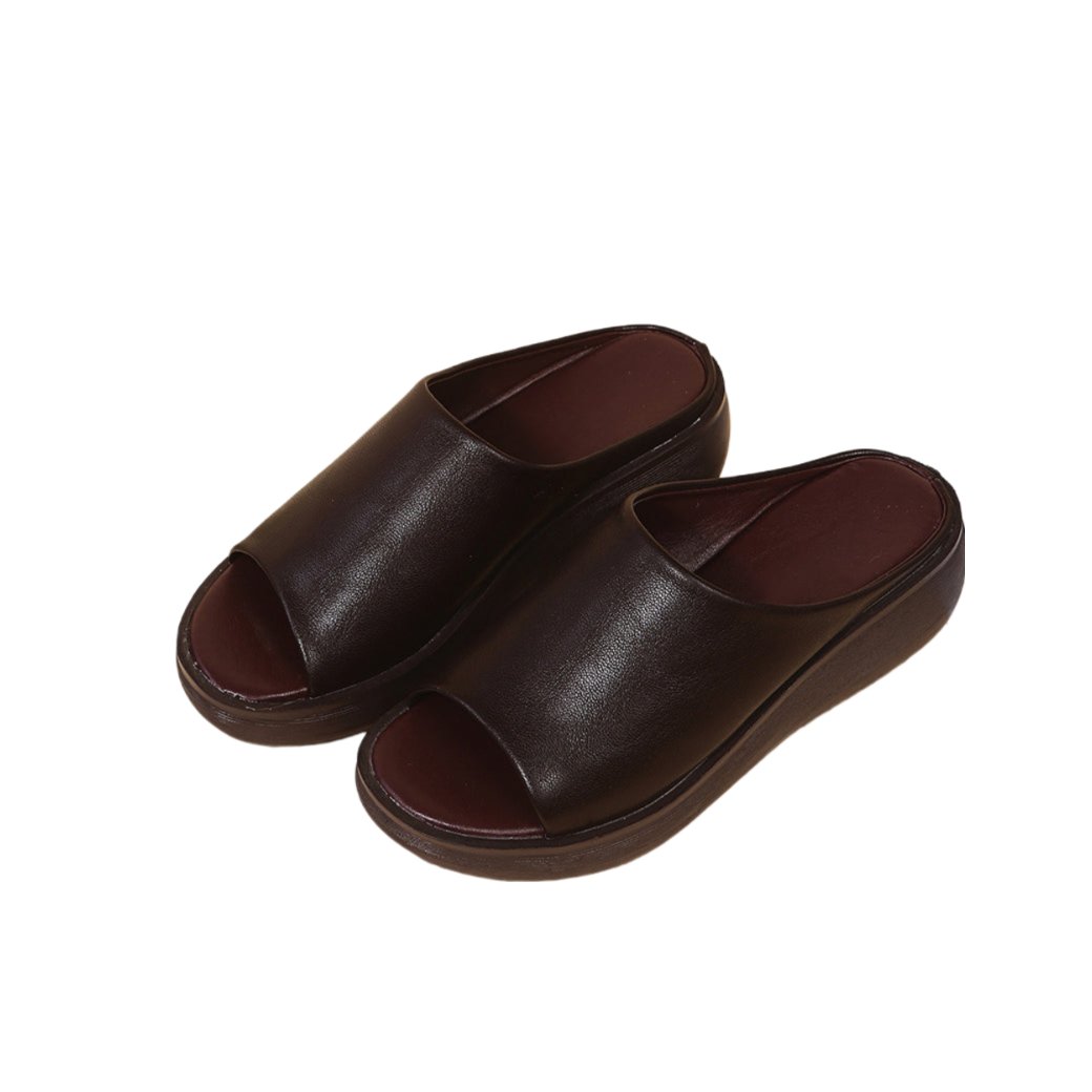 Velinda | Modieuze Zomer Slippers - Wit - #Calora#