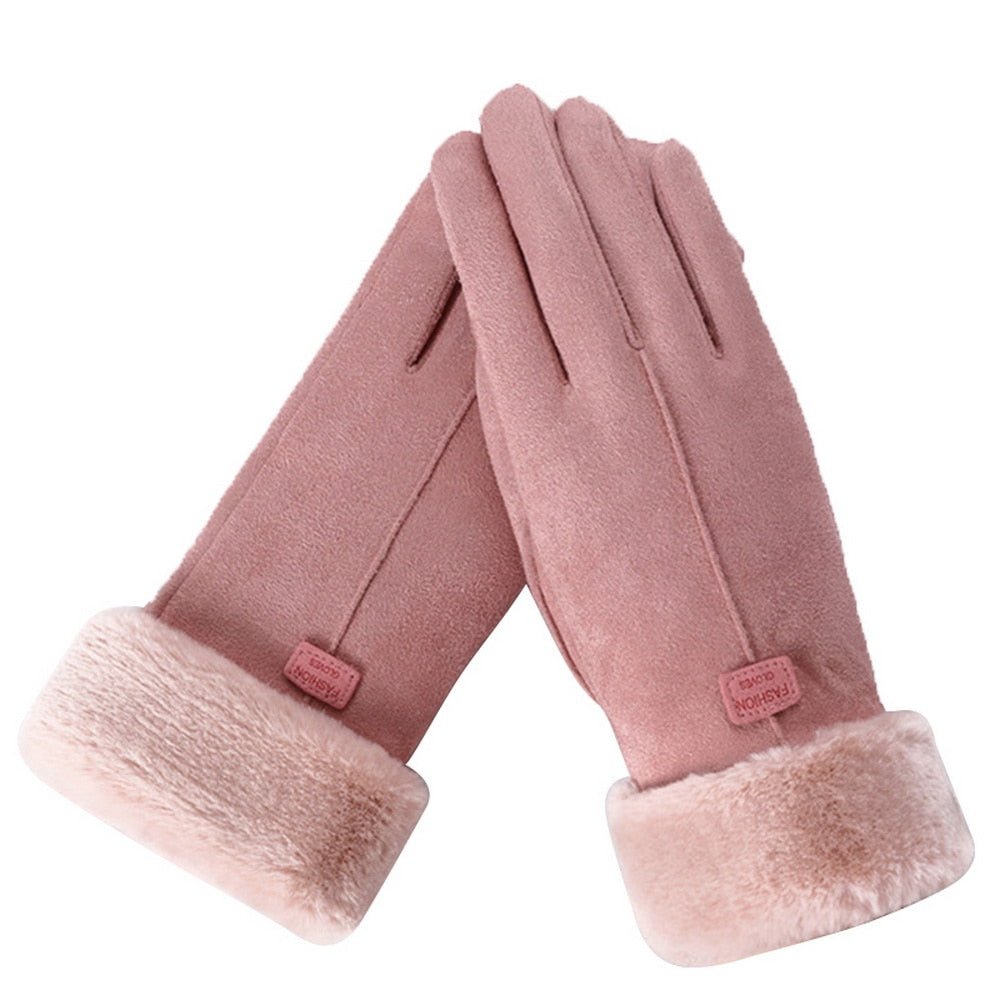 Vivia | Warme Stijlvolle Handschoenen - Roze - #Calora#