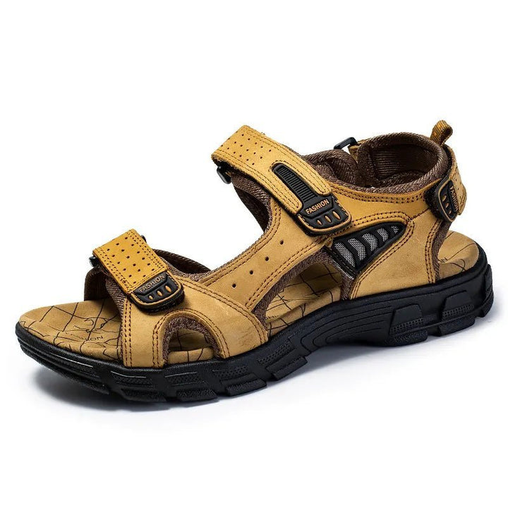 Xander | Heren Sandalen - Geelbruin - #Calora#