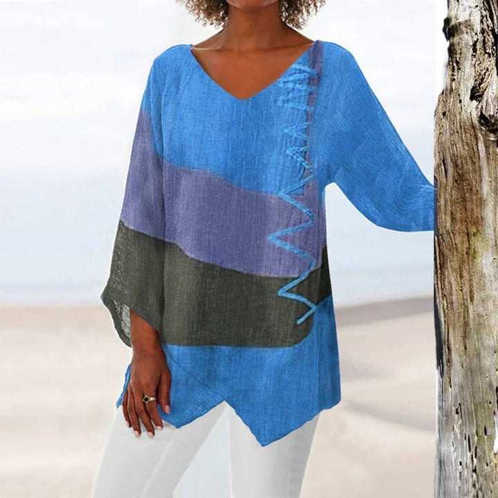 Zelara | Lente Blouse - Blauw - #Calora#