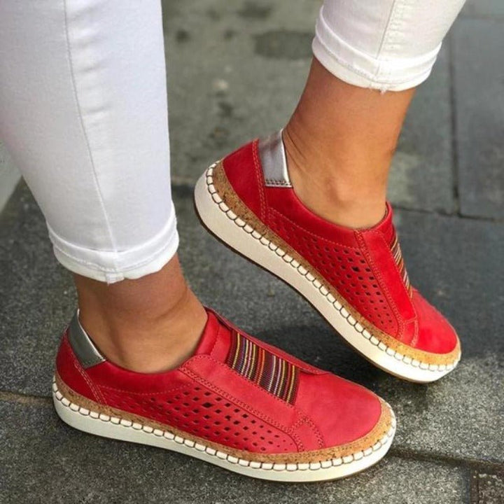 Zentila | Casual Dames Schoenen - Rood - #Calora#