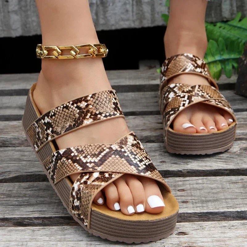 Zuleika | Gladiator Dames Sandalen - Dames sandalen - Goud - #Calora#